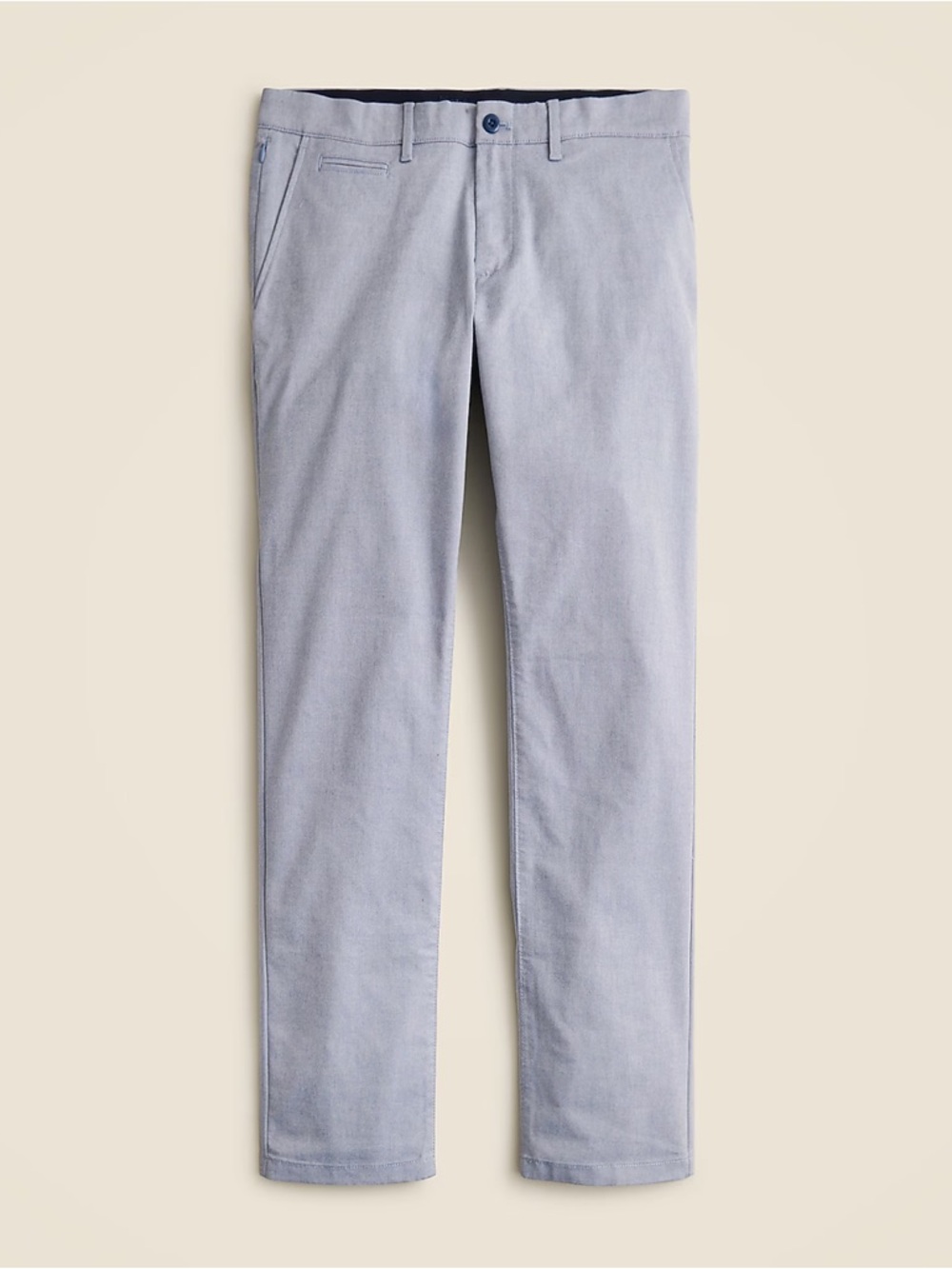J.Crew 484 Slim-Fit Tech Oxford Pant in Light Blue Size 35x32